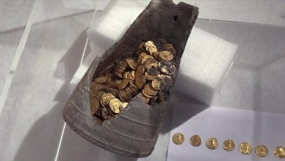 Skarb rzymskiej arystokracji. Amfora pełna złotych monet 