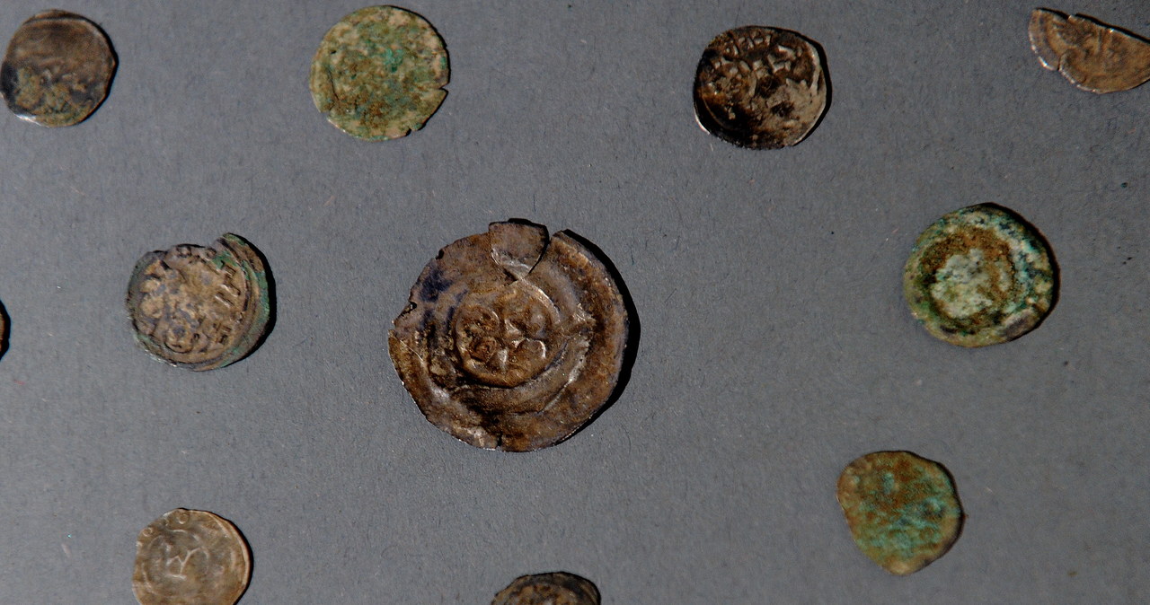 Skarb w Mołtowie. Archeolodzy znaleźli średniowieczne monety i biżuterię