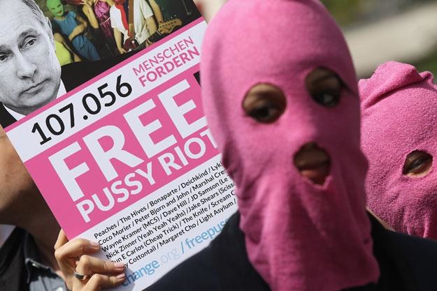 Skazanie Pussy Riot wywołało protesty fot. Sean Gallup /Getty Images/Flash Press Media