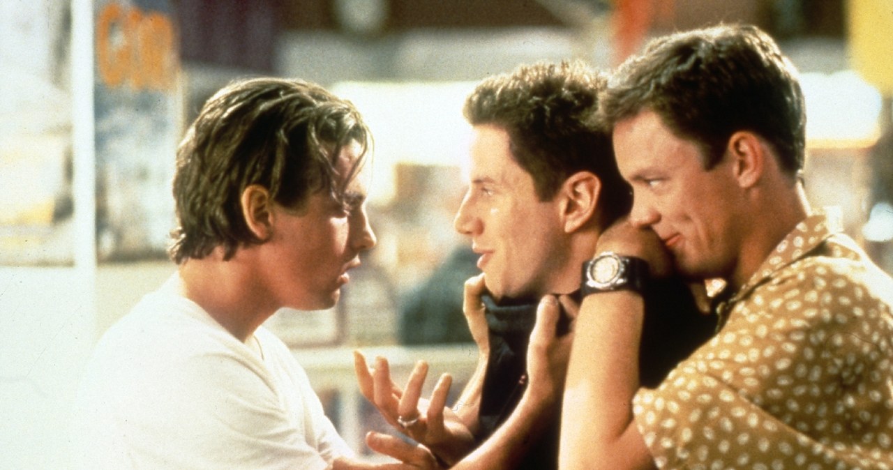 Skeet Ulrich, Jamie Kennedy i Matthew Lillard w filmie "Krzyk" /AKPA