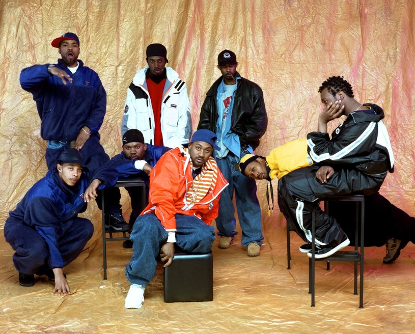 Skład Wu-Tang Clanu w 1997 r. /Bob Berg /Getty Images