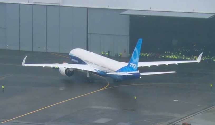 Składane końcówki skrzydeł staną się "znakiem rozpoznawczym" najnowszego dziecka Boeinga /foto: Boeing /domena publiczna