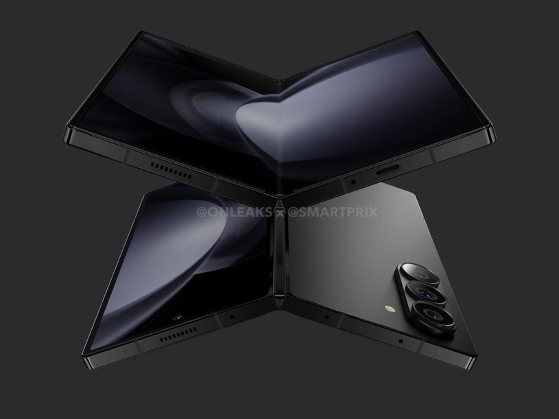 Składany smartfon Samsung Galaxy Z Fold 6. /Onleaks/Smartprix /materiał zewnętrzny