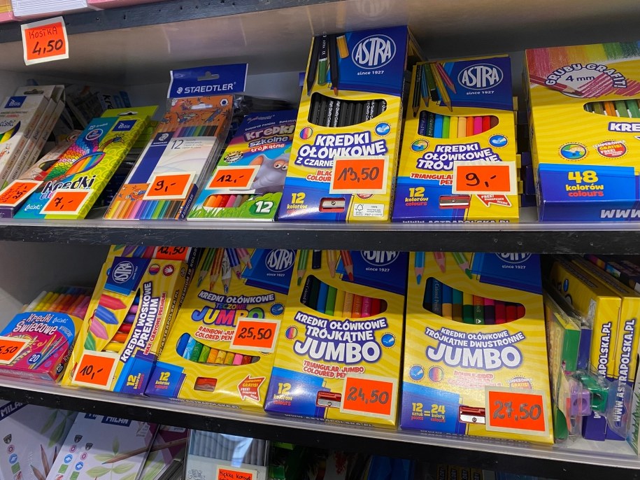 Sklep papierniczy Pastel w Warszawie /Magdalena Grajnert /RMF FM