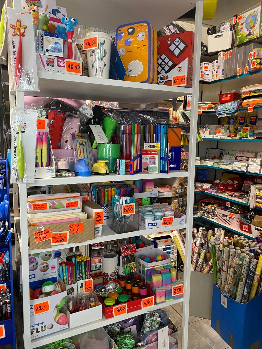 Sklep papierniczy Pastel w Warszawie /Magdalena Grajnert /RMF FM