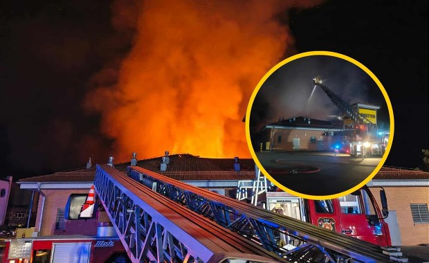 Sklep spłonął doszczętnie. Nocny pożar w Czechowicach-Dziedzicach