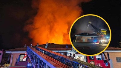 Sklep spłonął doszczętnie. Nocny pożar w Czechowicach-Dziedzicach