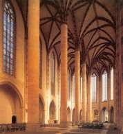 Sklepienie palmowe, kościół Dominikanów w Tuluzie /Encyklopedia Internautica