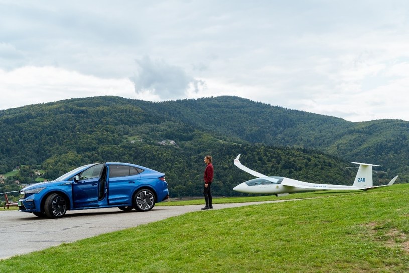 Skoda Enyaq Coupe to elektryk doskonale sprawdzający się w trasie /.