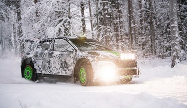 Skoda Fabia Rally2 w zimowych testach