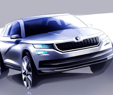 Skoda Kodiaq na szkicach