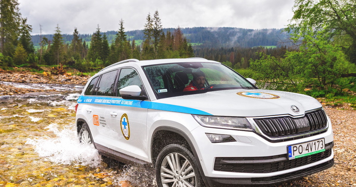 SKODA KODIAQ to jeden z modeli, które służą pracownikom TOPR w codziennej pracy /materiały prasowe