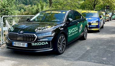 Skoda na Tour de France. 184 kolarzy i 250 aut we wspólnym wyzwaniu 