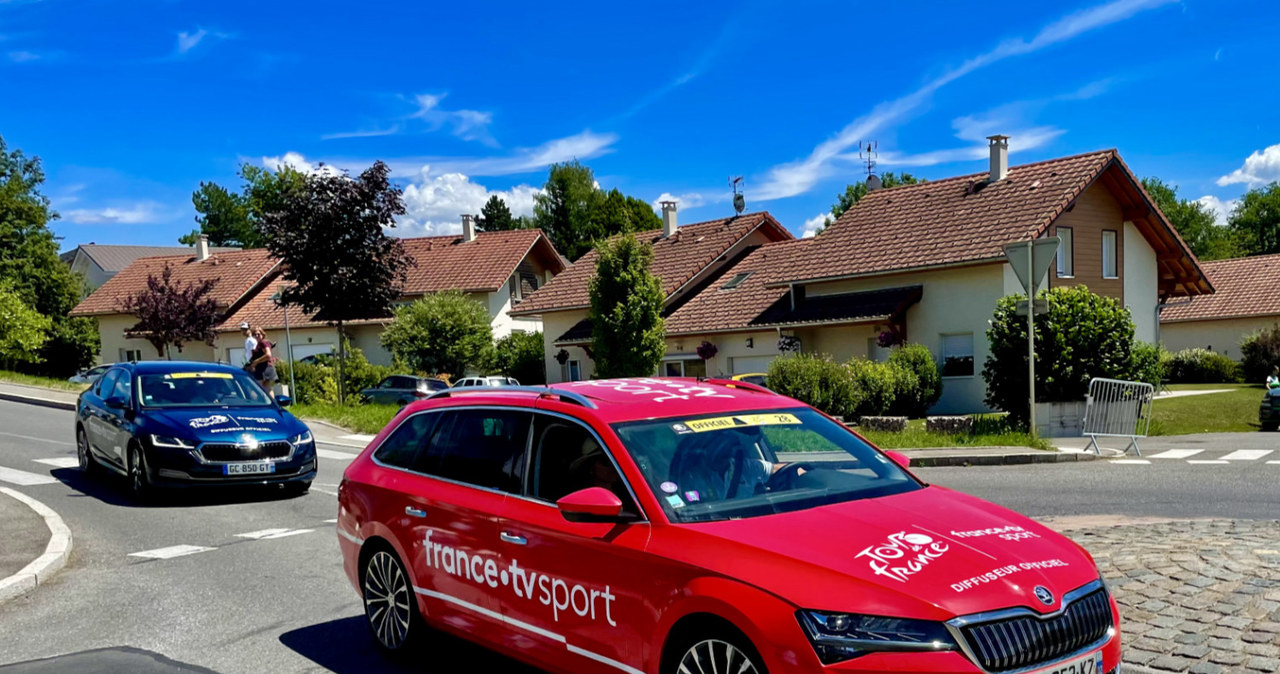 Skoda na Tour de France /Marek Wicher    /INTERIA.PL