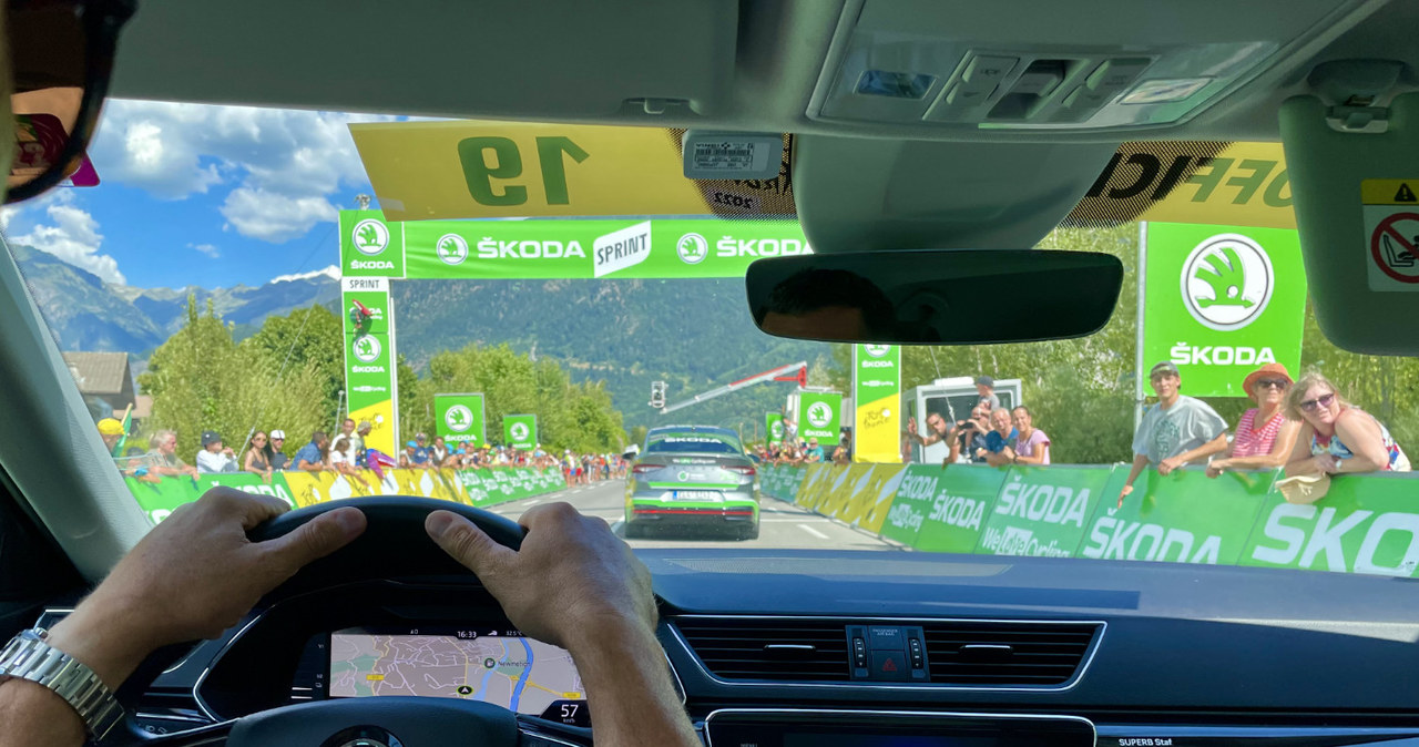 Skoda na Tour de France /Marek Wicher    /INTERIA.PL