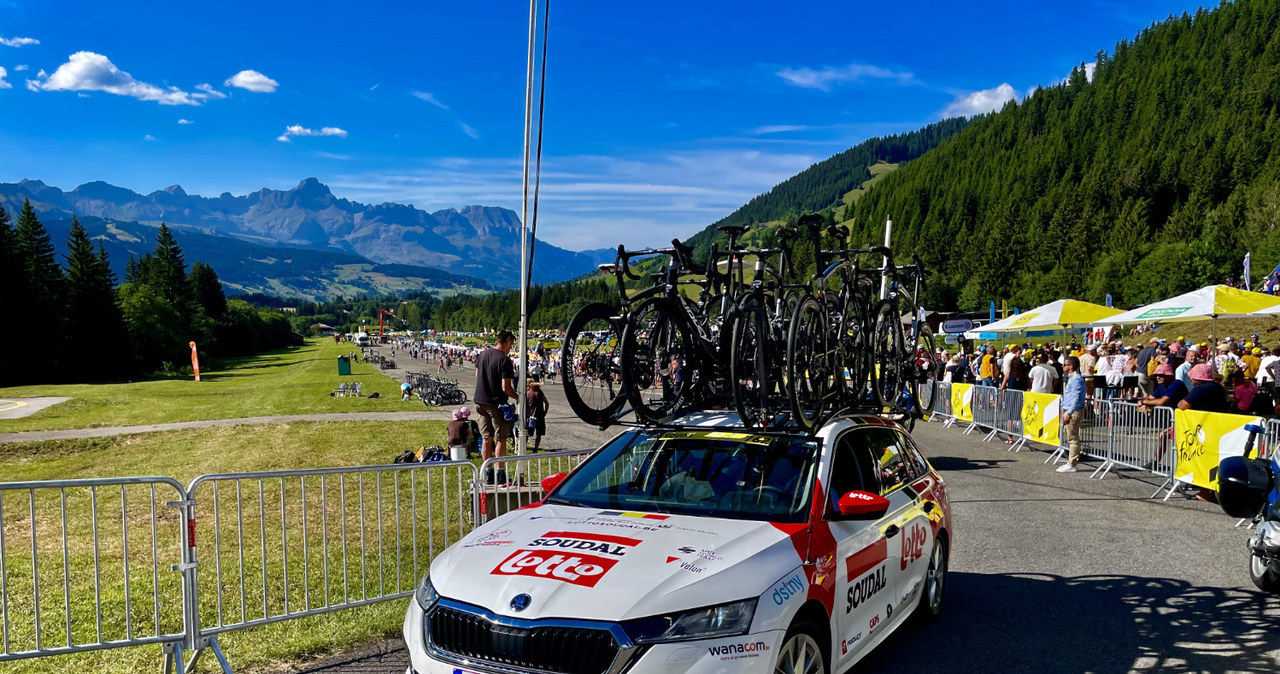 Skoda na Tour de France /Marek Wicher    /INTERIA.PL