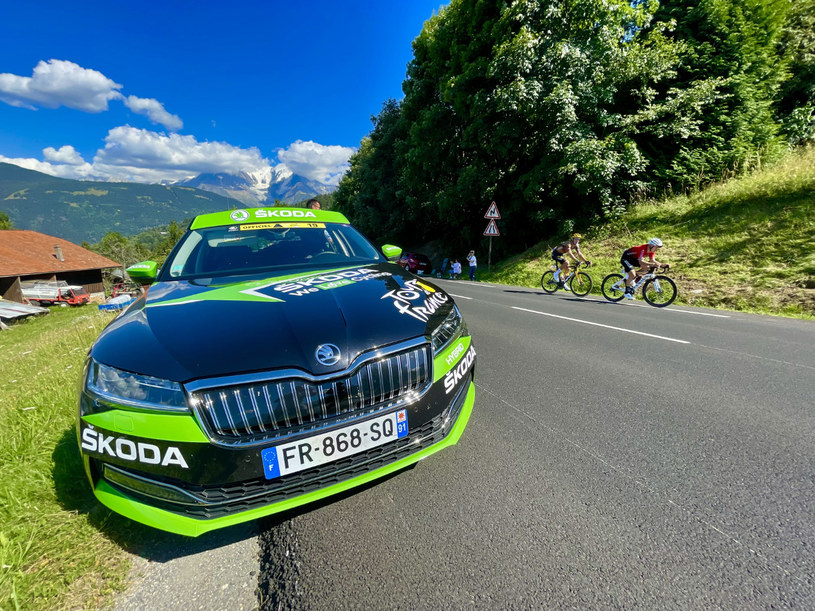 Skoda na Tour de France /Marek Wicher    /INTERIA.PL