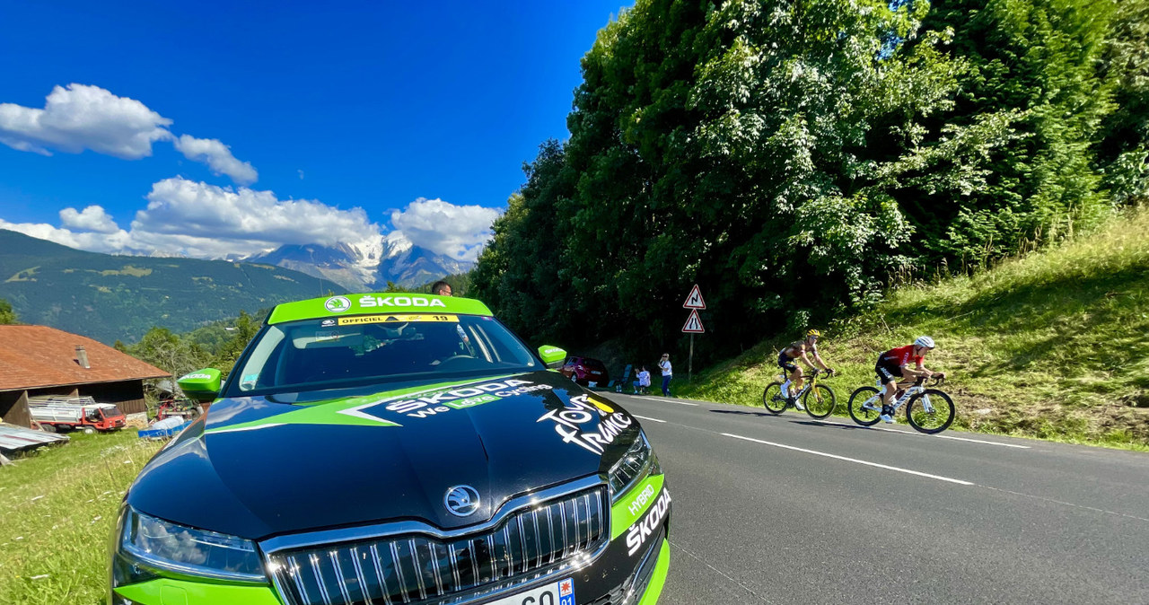 Skoda na Tour de France /Marek Wicher    /INTERIA.PL