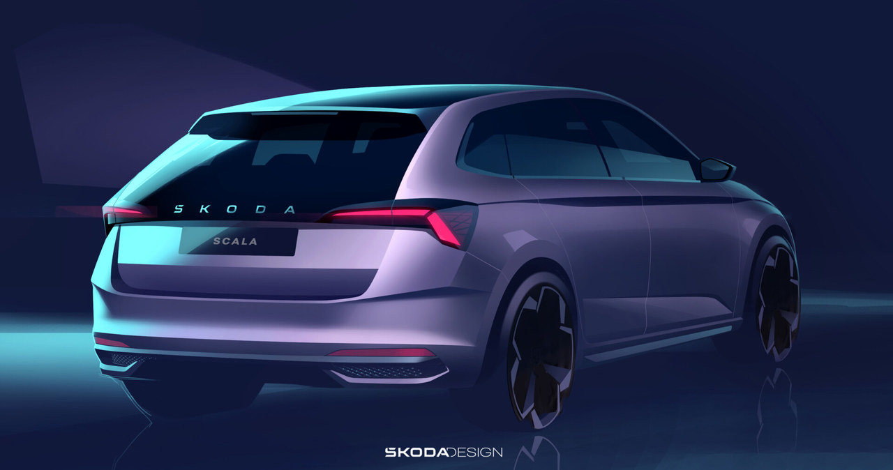 Skoda Scala po liftingu (2024) /Skoda /materiały prasowe