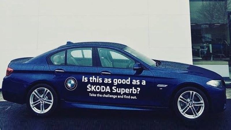 Skoda Superb tak dobra jak BMW serii 5? /Informacja prasowa