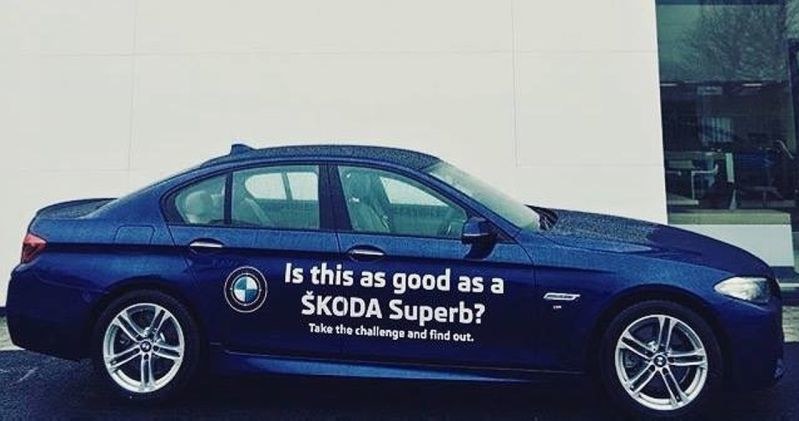 Skoda Superb tak dobra jak BMW serii 5? /Informacja prasowa