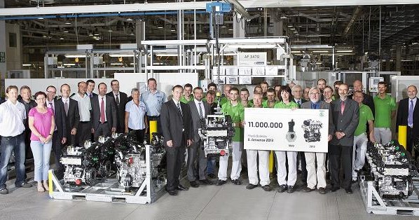 Skoda wyprodukowała już 11 mln silników /Informacja prasowa