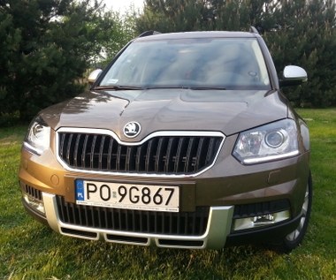 Skoda Yeti w trybie off-road