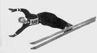 Skoki narciarskie: Fritz Tschannen, pierwszy szwajcarski skoczek, mistrz świata 1948 /Encyklopedia Internautica