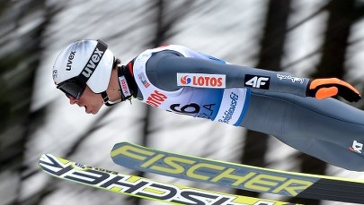 Skoki w Wiśle: Dobry skok Murańki na treningu, był trzeci