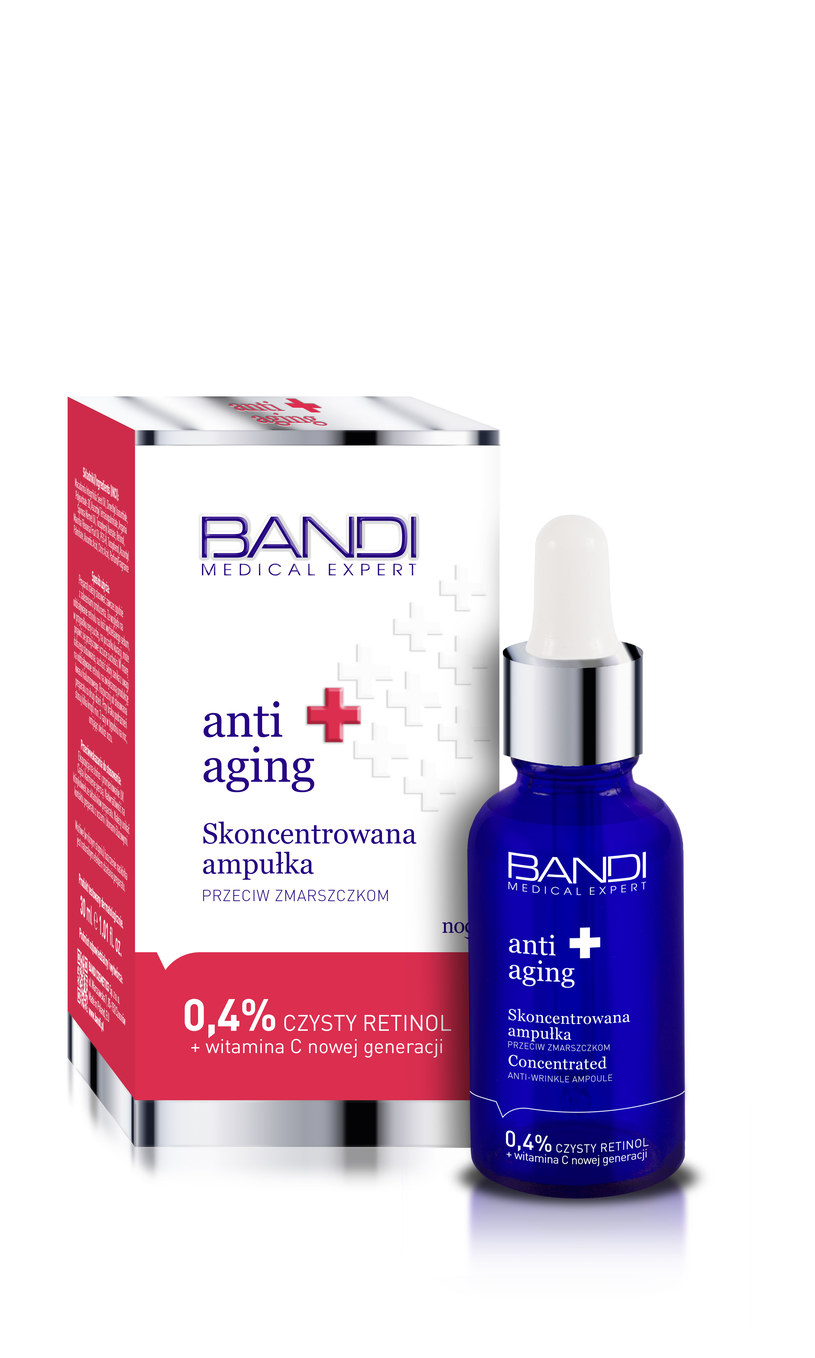 Skoncentrowana Ampułka Anti Aging  BANDI Medical Expert /materiały prasowe