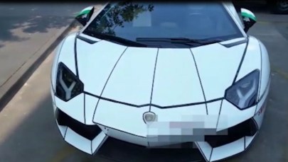Skradzione lamborghini warte 1,5 mln zł odnalezione w Warszawie. Za kierownicą - Nepalczyk