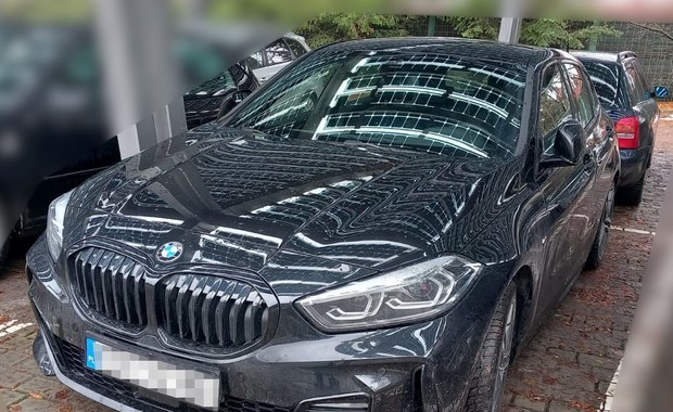 Skradzione w Hiszpanii luksusowe bmw stało na polskim parkingu 