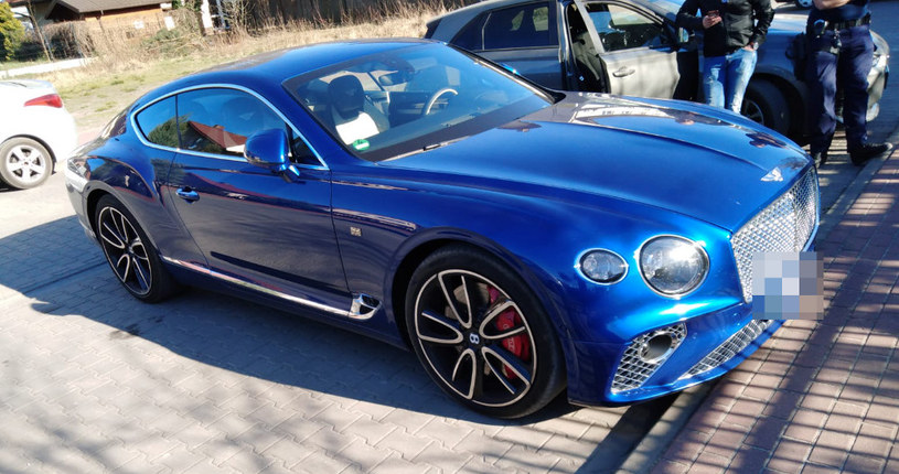 Skradziony Bentley Continental GT /Policja