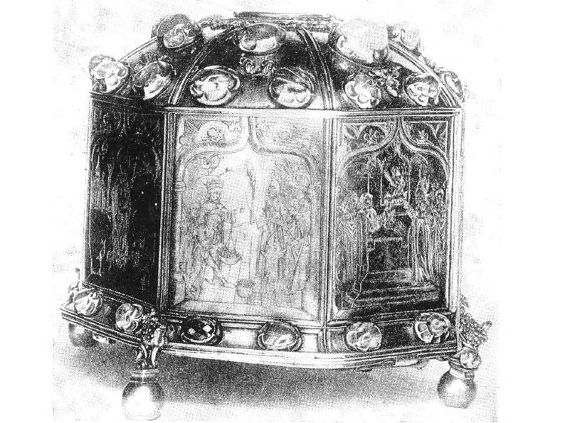 Skradziony w 1923 roku relikwiarz. Jakub Barth. Fot. według Kothego /domena publiczna