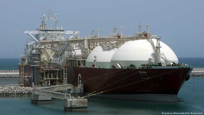 Skroplony gaz ziemny z Kataru od roku 2026 będzie dostarczany do RFN. Fot. TIm Brakemeier DPA /Deutsche Welle