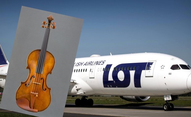 Skrzypek nie został wpuszczony ze Stradivariusem do samolotu. LOT przeprasza