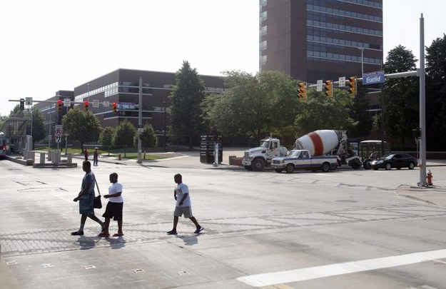 Skrzyżowanie Euclid Avenue i East 105th street w Cleveland, Ohio /EPA/DAVID MAXWELL /PAP/EPA