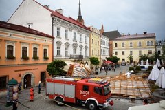 Skutki czwartkowej nawałnicy w Tarnowie