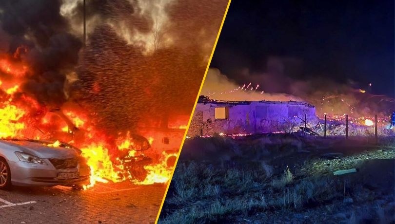 Skutki nocnego atau Rosjan na Ukrainę /Wołodymyr Zełenski /Twitter