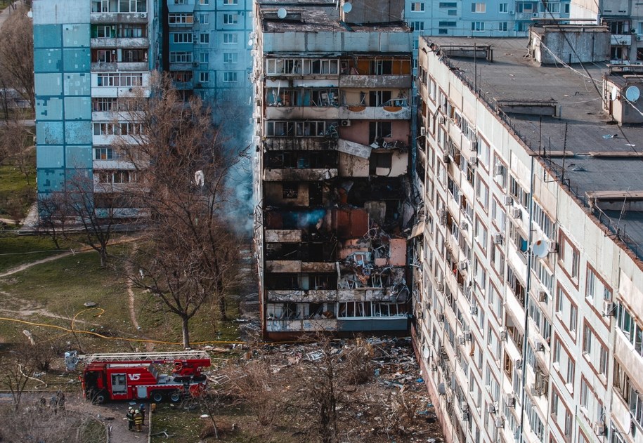 Skutki ostrzału Zaporoża /ARSEN DZODZAIEV /PAP/EPA