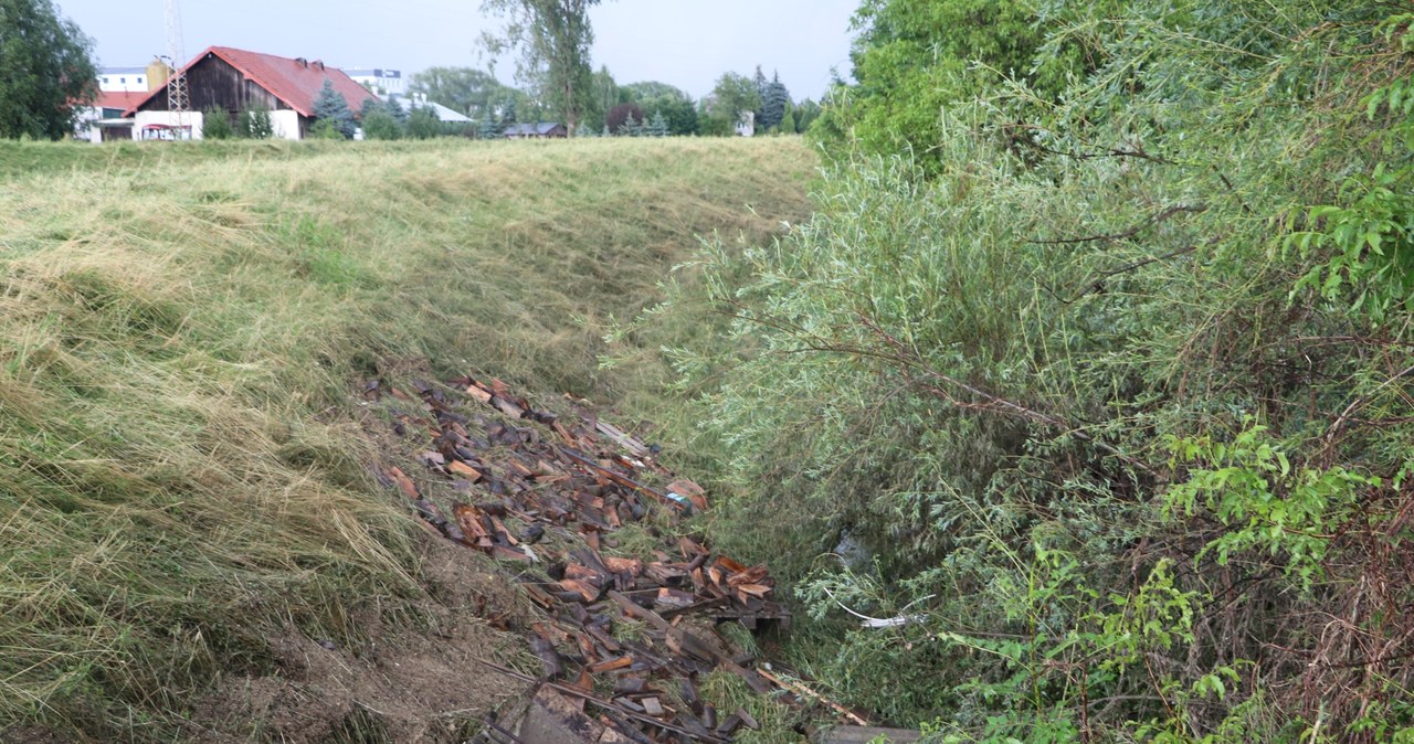 Skutki podtopień po ulewach w Jaśle na Podkarpaciu