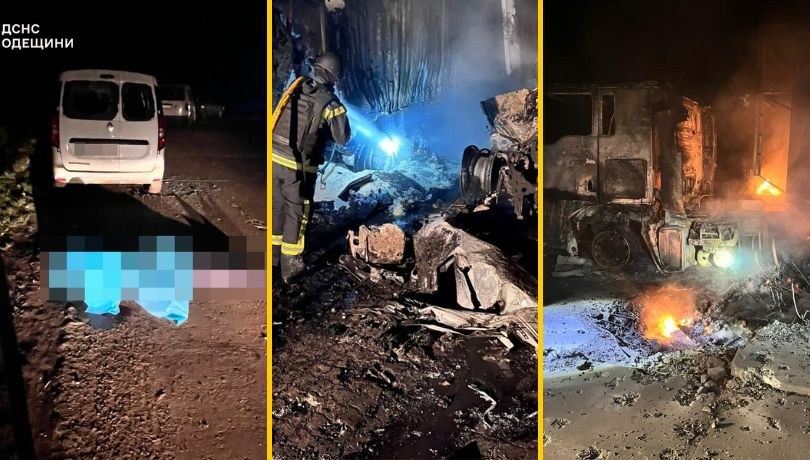 Skutki rosyjskiego uderzenia w Odessę w nocy z 19 na 20 grudnia 2025 Państwowa Służba Ratownicza Ukrainy (ДСНС України) /Państwowa Służba Ratownicza Ukrainy /Materiały prasowe