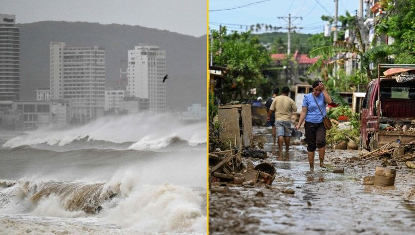 Skutki tajfunu w Wietnami /NHAC NGUYEN/AFP/East News, JAM STA ROSA/AFP/East News /East News