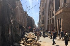 Skutki wybuchu w porcie w Bejrucie