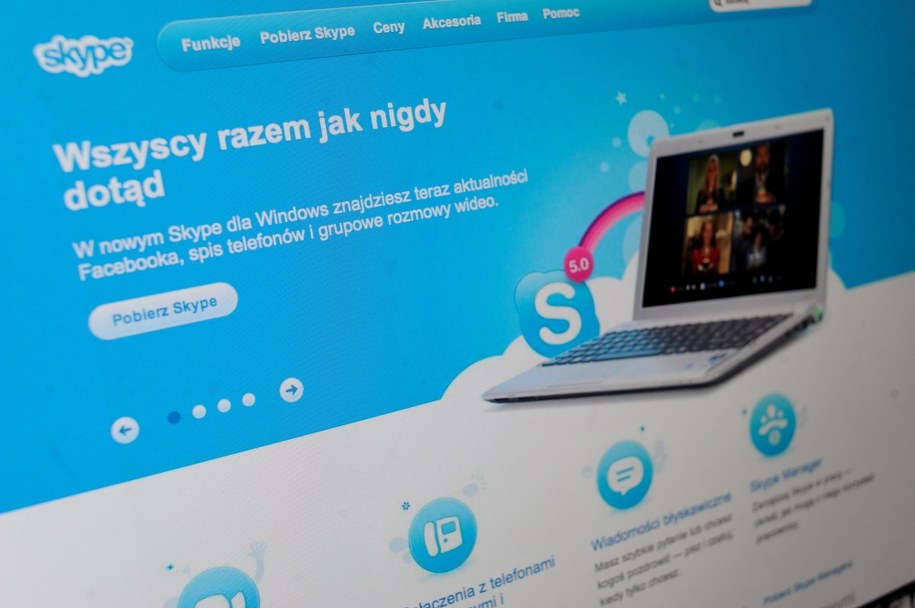 Skype nie jest jedynym zachodnim serwisem, w stosunku do którego wprowadzono w Chinach ograniczenia /Grzegorz Hawałej  /PAP