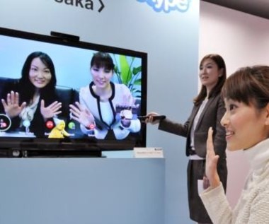Skype w telewizorach Panasonic - CES 2010