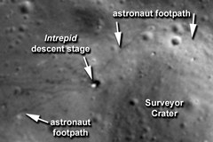 Ślady astronautów na Księżycu