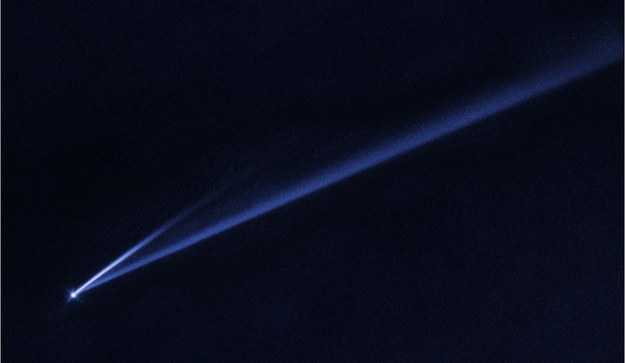 Ślady rozpadu planetoidy (6478) Gault na zdjęciu z teleskopu Hubble'a / NASA, ESA, K. Meech and J. Kleyna (University of Hawaii), and O. Hainaut (European Southern Observatory) /Materiały prasowe
