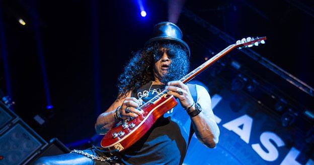 Slash podczas koncertu w Kraków Arenie /fot. Bartosz Nowicki