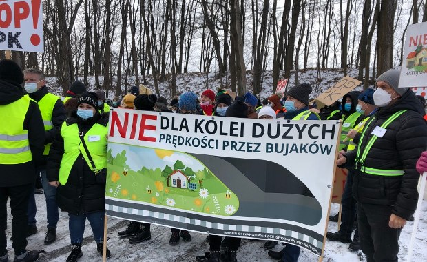 ​Śląsk: Mieszkańcy Mikołowa protestują przeciwko budowie CPK
